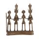 Brass Figurines Of Tribal Musical Band From Dhokra