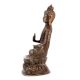 Pure Brass Buddha Statue In Meditation