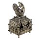 Brass Dhokra Jewelry Trinket Box Duck Statue
