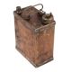 Old Brass  Petrol Can With Cap And Handle