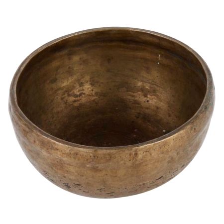 Old Deep Brass Bowl Or Utensile