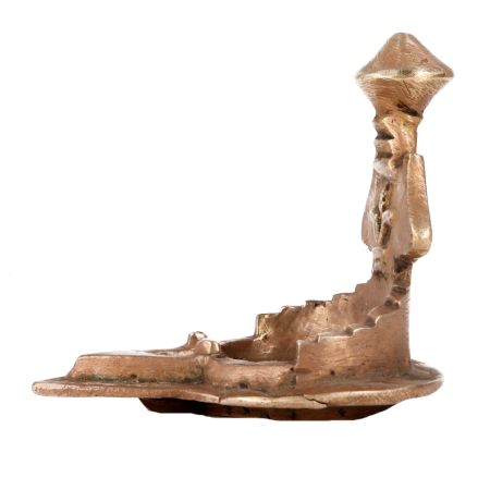 Brass Abstract Ganesha Idol Diya