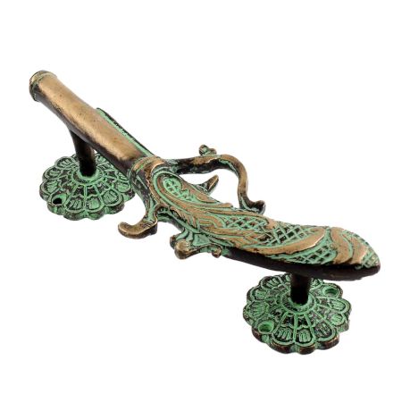 Brass Decorative Left Side Gun Shaped Door Handle