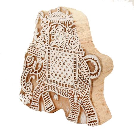 Set Of 1 Piece New Wooden Printing Block