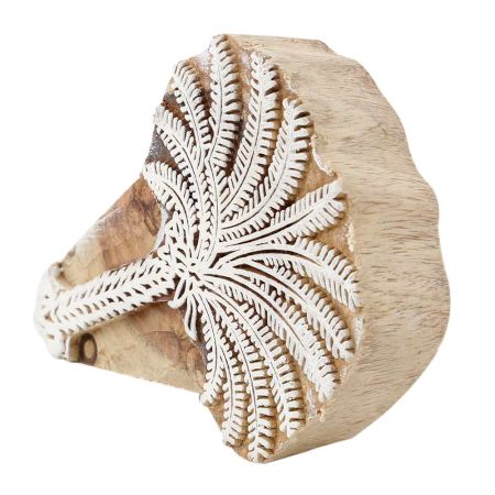 Set Of 1 Piece New Wooden Printing Block