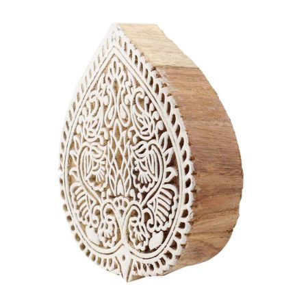 Set Of 1 Piece New Wooden Printing Block