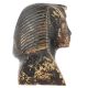 Egyptian King Tut Brass Bust Statue