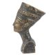 Golden Brass Egyptian Pharaoh Queen Nefertiti BustÂ Statue