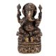 Brass Ganesha Bhagwan Statue With Mooshak
