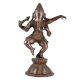 Brass Dancing Lord GaneshaÂ In Antique Finish