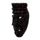 Black Wooden African Face Wall Hanging Mask