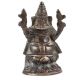 Brass Lord Ganesha On Lotus Statue