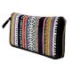 Woven Multicolored Clutch Purse