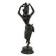 Brass Dancing Lady Statue In Black Finish