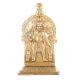 Brass Veerbhadra Hindu God Plaque Wall  Art