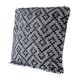 Black Grey Geometric Cushion Cover
