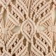Cream Macrame Vintage Cushion Cover