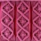 Red Macrame Cotton Cushion Cover