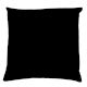 Black Ribbed Cushion Cover