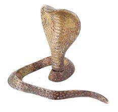 Brass Cobra Hood  Statue For Lord Shiva