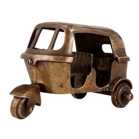 Brass Auto Rickshaw Toy