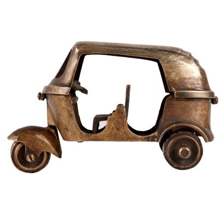 Brass Auto Rickshaw Toy