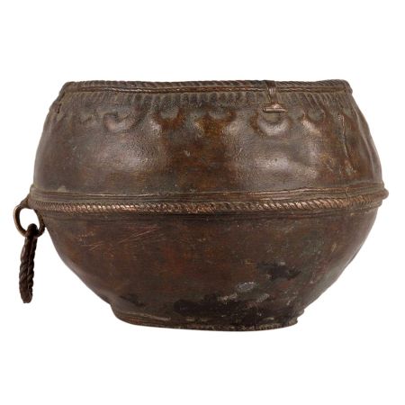 Carved Brass Dhokra Tribal Bowl