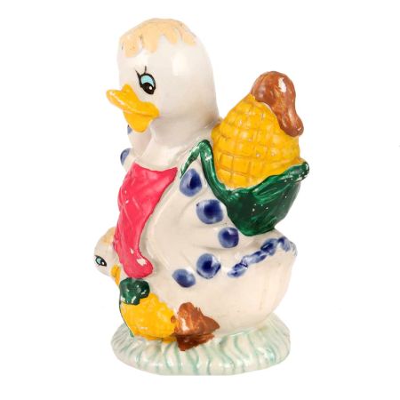 Coloful Porcelain Duck Statue
