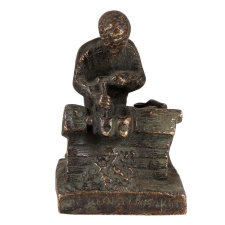 English Artwork Man Doing Repair Work