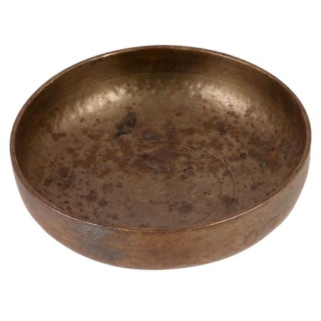 Wide Brass Offering Bowl