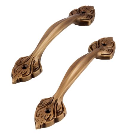 Brass French Kitchen Cabinet Small Handles In Pair