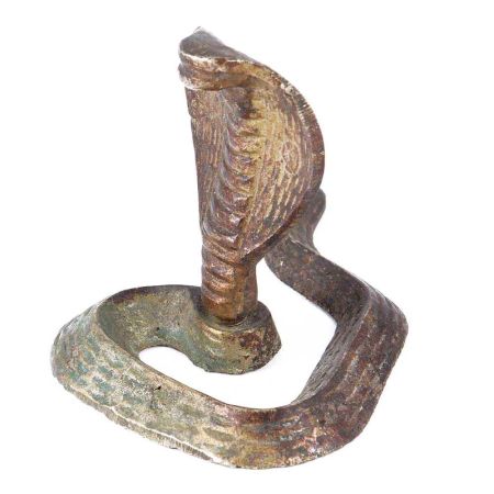 Brass Nag Deevta Showpiece