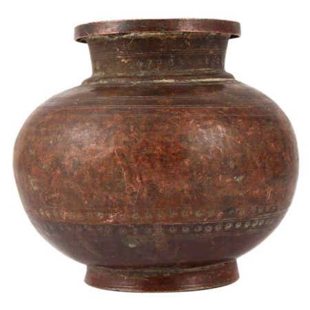 Old Brass Hindu Ritual Water Pot