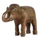Brass Elephant Decor StatueÂ In Antique Finish