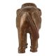Brass Elephant Decor StatueÂ In Antique Finish