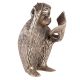 Brass Monkey Reading Book Statue PaperweightÂ In Nickel Finish