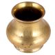 Brass Kalash Pot With Golden Finish