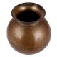 Round Brass Lota for Puja With Antique Finish