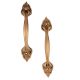 Brass French Kitchen Cabinet Small Handles In Pair