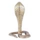 Solid Brass King Cobra Snake Statue