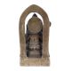 Sitting Brass Ganesha  Statue With Arch