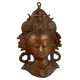 Brass Tara Face Mask Wall Hanging