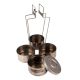Brass Tiffin Box With 4 Compartments