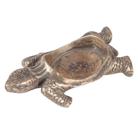 Mini Brass Turtle Tray For Pills