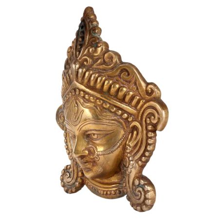 Brass Durga FaceÂ Wall Hanging