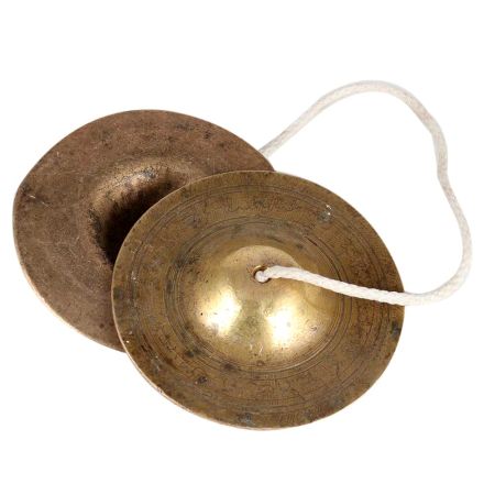 Traditional Brass Manjeere Or Hand Chimbals In Pair