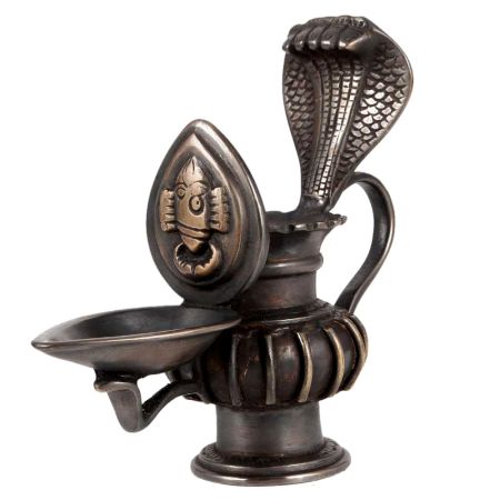 Brass Cobra Head Pot Diya Oil Lamp