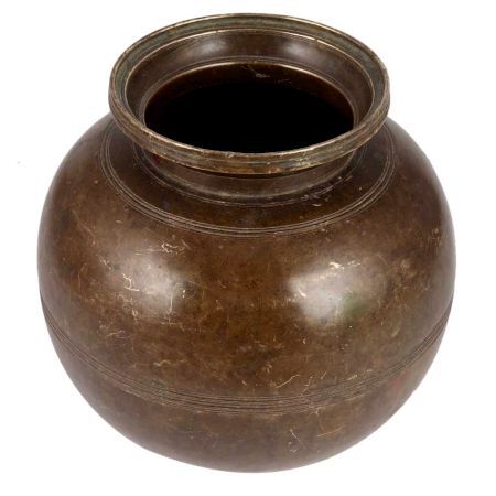 Brass Heavy Bottomed Round Pot