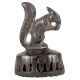 Brass Squirrel Figurine Skin Foot Scrubber