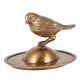 Brass Bird On A Raised Ball Plate